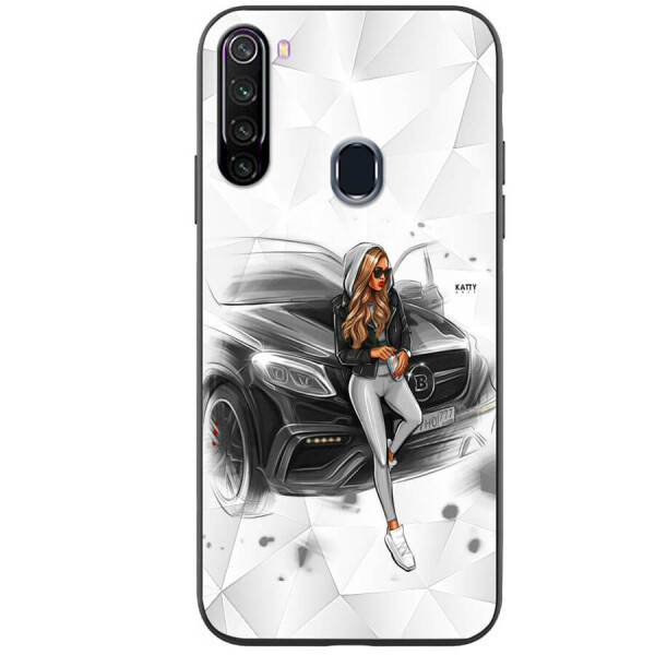 

TPU+PC чехол Prisma Ladies для Xiaomi Redmi Note 8 Glam girl
