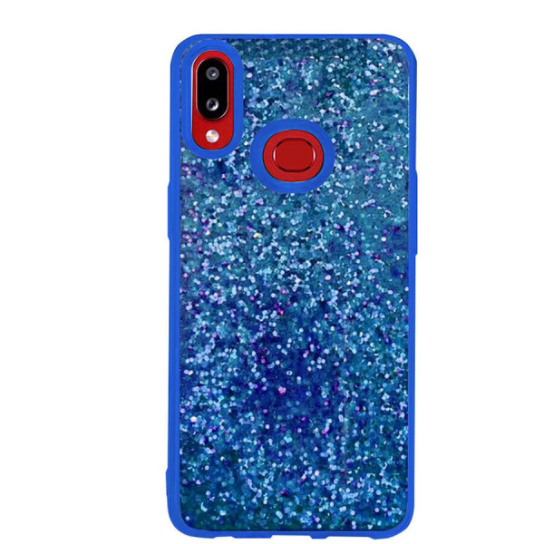 

TPU+PC чехол Sparkle (glitter) для Samsung Galaxy A10s Синий