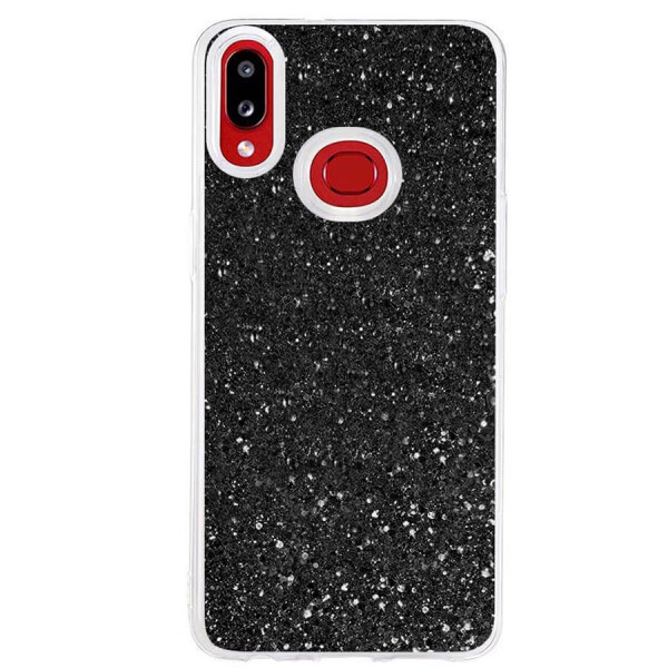 

TPU+PC чехол Sparkle (glitter) для Samsung Galaxy A10s Черный