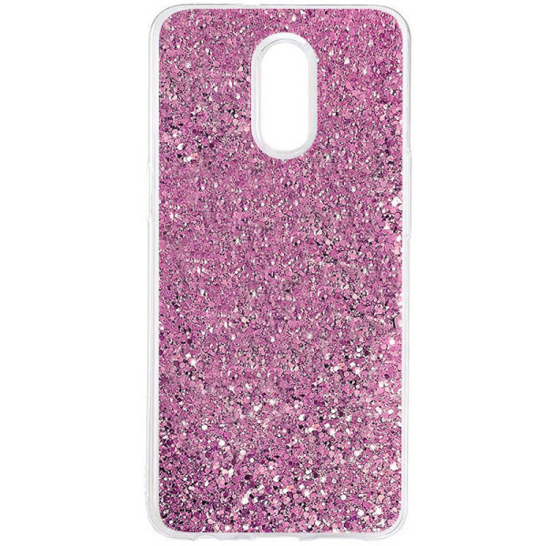 

TPU+PC чехол Sparkle (glitter) для Xiaomi Redmi 8a Розовый