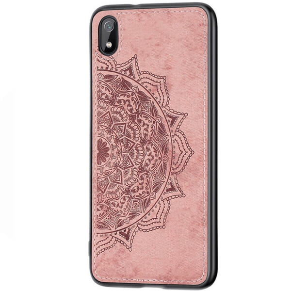 

TPU+Textile чехол Mandala с 3D тиснением для Samsung Galaxy A10 (A105F) Розовый