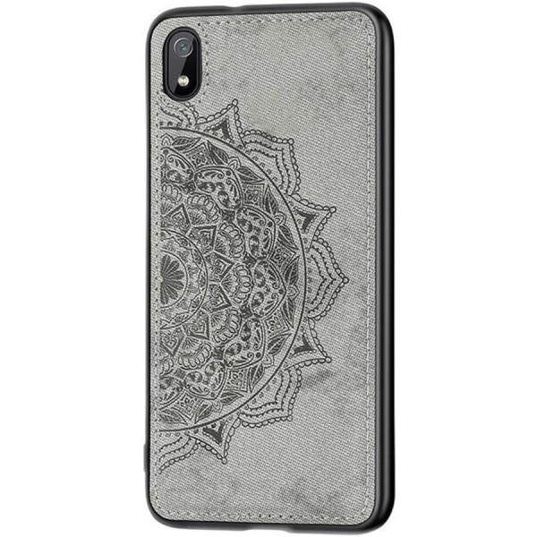

TPU+Textile чехол Mandala с 3D тиснением для Samsung Galaxy A10 (A105F) Серый