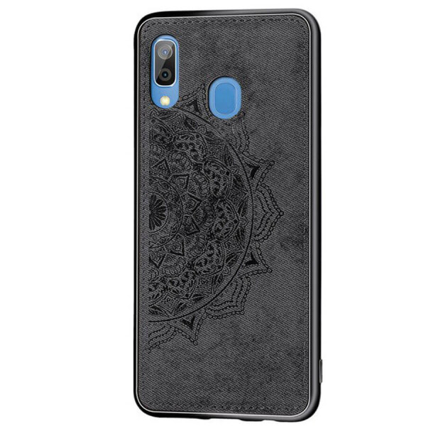 

TPU+Textile чехол Mandala с 3D тиснением для Samsung Galaxy A10s Черный