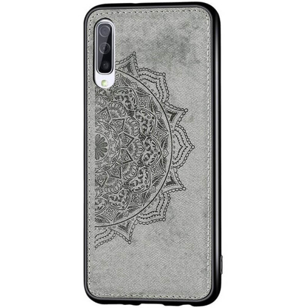

TPU+Textile чехол Mandala с 3D тиснением для Samsung Galaxy A70 (A705F) Серый