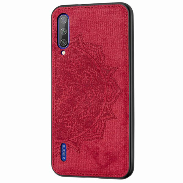 

TPU+Textile чехол Mandala с 3D тиснением для Xiaomi Mi CC9 / Mi 9 Lite Красный