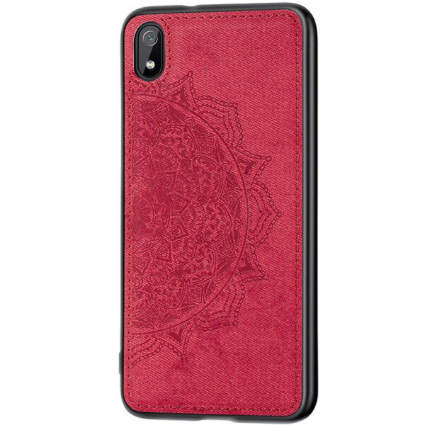 

TPU+Textile чехол Mandala с 3D тиснением для Xiaomi Redmi 7A Розовый