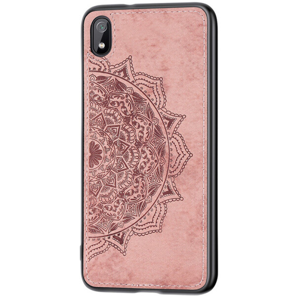 

TPU+Textile чехол Mandala с 3D тиснением для Xiaomi Redmi 7A Серый