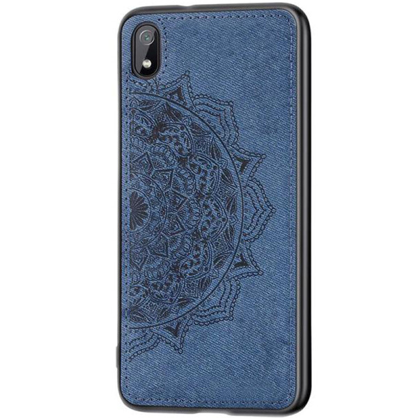 

TPU+Textile чехол Mandala с 3D тиснением для Xiaomi Redmi 7A Чёрный