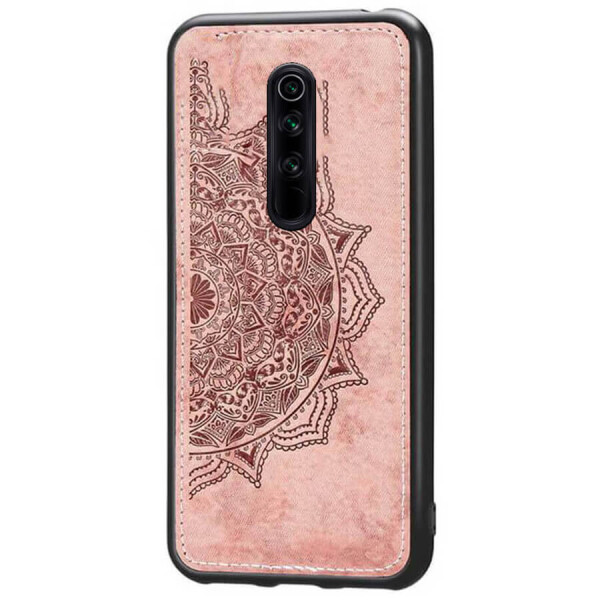 

TPU+Textile чехол Mandala с 3D тиснением для Xiaomi Redmi 8 Розовый
