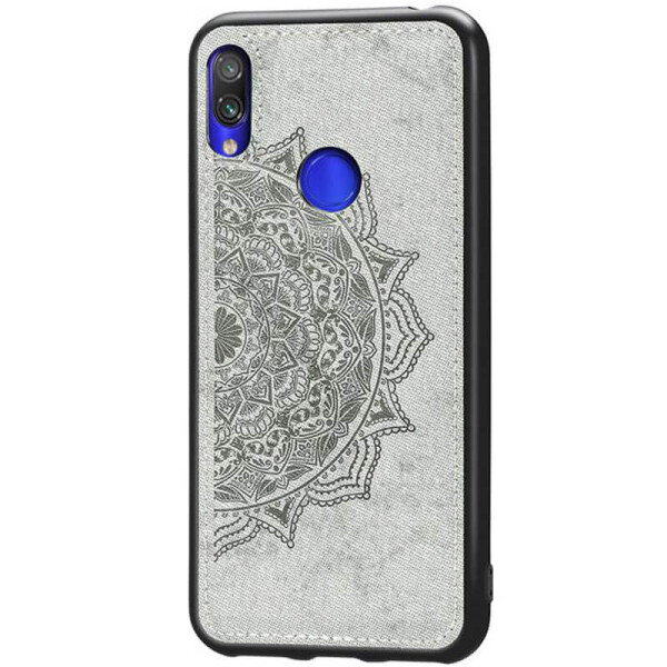 

TPU+Textile чехол Mandala с 3D тиснением для Xiaomi Redmi Note 7 / Note 7 Pro / Note 7s Серый