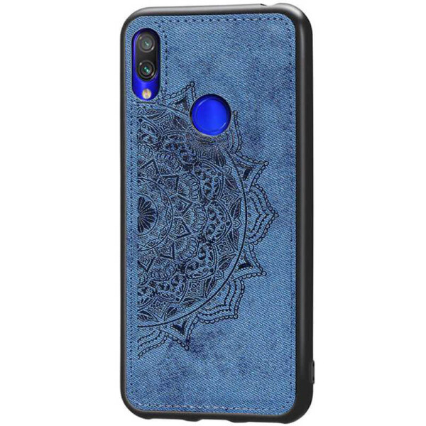 

TPU+Textile чехол Mandala с 3D тиснением для Xiaomi Redmi Note 7 / Note 7 Pro / Note 7s Синий
