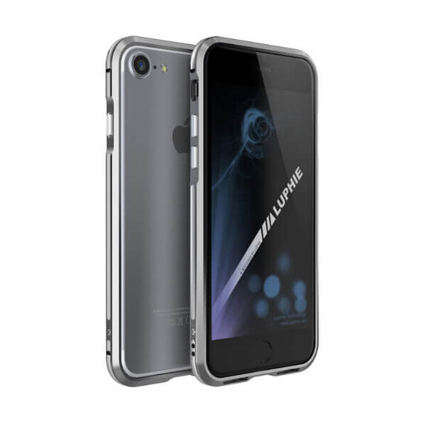 

Алюминиевый бампер Luphie Blade Sword для Apple iPhone 7 / 8 (4.7") Синий / Серебряный