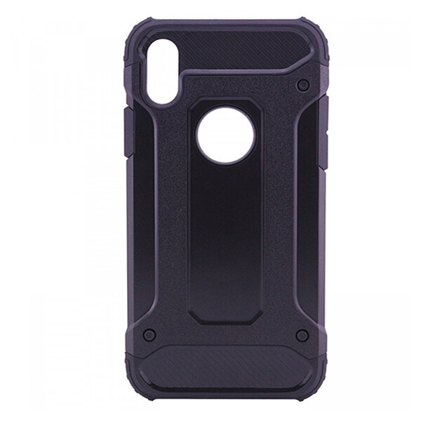 

Бронированный противоударный TPU+PC чехол Immortal для Apple iPhone XR (6.1") Серый / Metal slate