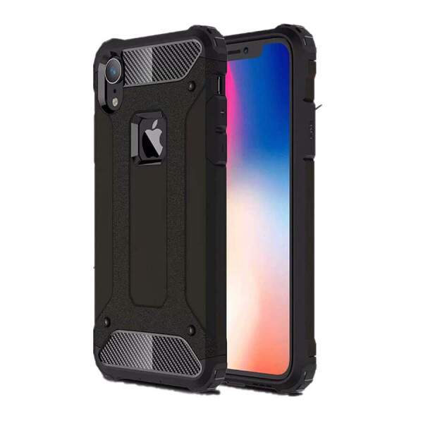

Бронированный противоударный TPU+PC чехол Immortal для Apple iPhone XS Max (6.5") Серый / Metal slate