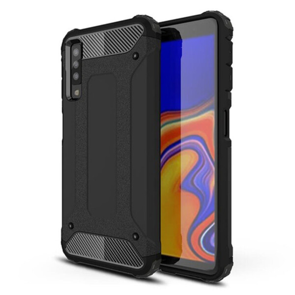

Бронированный противоударный TPU+PC чехол Immortal для Samsung A750 Galaxy A7 (2018) Черный