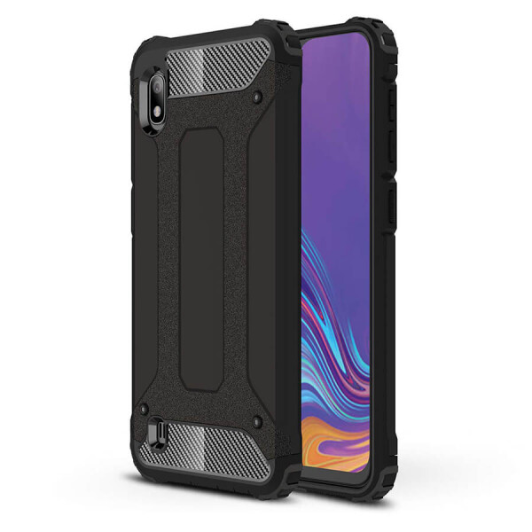 

Бронированный противоударный TPU+PC чехол Immortal для Samsung Galaxy A10 (A105F) Черный