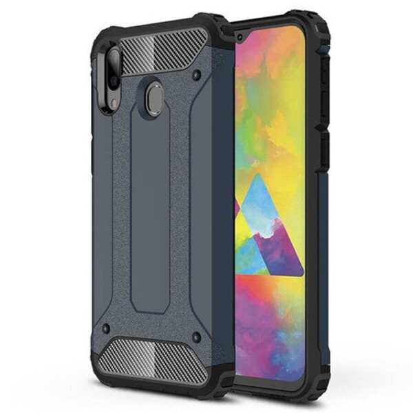 

Бронированный противоударный TPU+PC чехол Immortal для Samsung Galaxy A10s Металл / Gun Metal