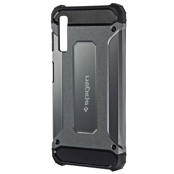 

Бронированный противоударный TPU+PC чехол SPIGEN (HC) для Samsung A750 Galaxy A7 (2018) Синий