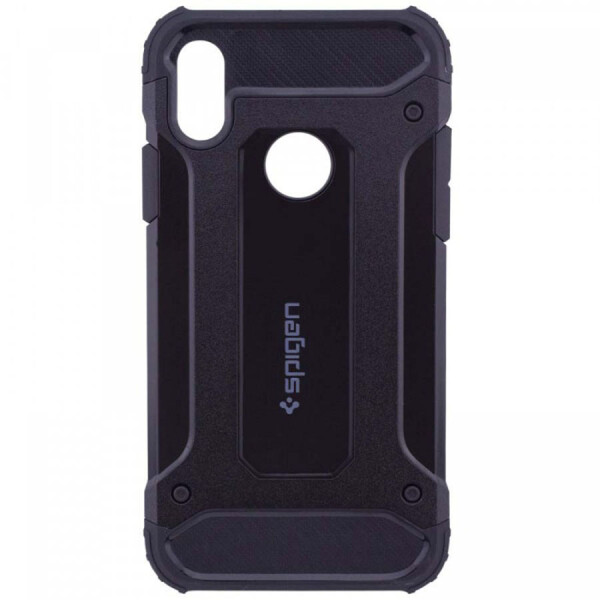 

Бронированный противоударный TPU+PC чехол SPIGEN (HC) для Xiaomi Redmi Note 6 Pro Черный