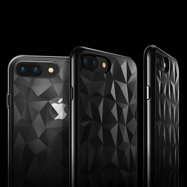 

Бронированный противоударный силиконовый чехол Ringke Air Prism для Apple iPhone 7plus/8 plus (5.5") Черный / Smoke black
