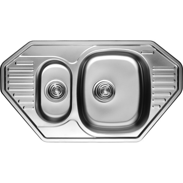 

Кухонная мойка CRISTAL UA 7804 ZS Satin
