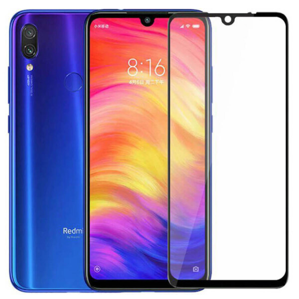 

Защитное цветное стекло Mocoson 5D (full glue) на весь экран для Xiaomi Redmi 7 Черный