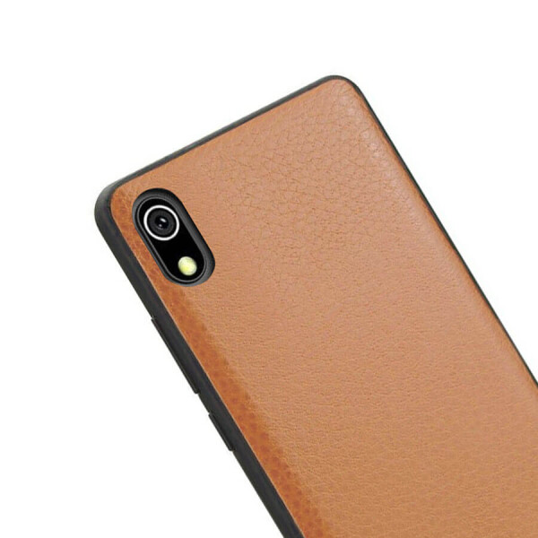 

Кожаная накладка Classic series для Xiaomi Redmi 7A Коричневый