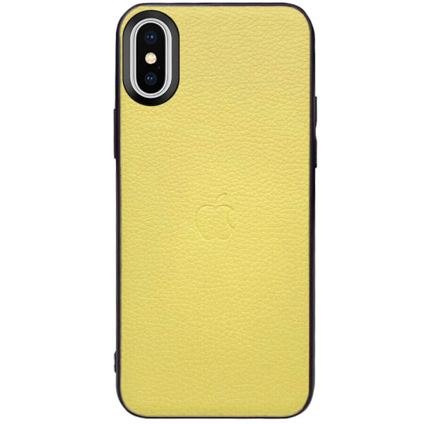 

Кожаная накладка Epic Vivi Logo series для Apple iPhone X / XS Зеленый