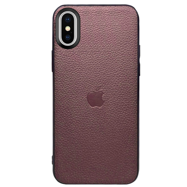 

Кожаная накладка Epic Vivi Logo series для Apple iPhone X / XS Синий