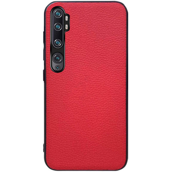 

Кожаная накладка Epic Vivi series для Mi Note 10 / Note 10 Pro / Mi CC9 Pro Красный