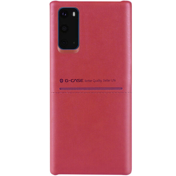 

Кожаная накладка G-Case Cardcool Series для Samsung Galaxy S20 Ultra Красный