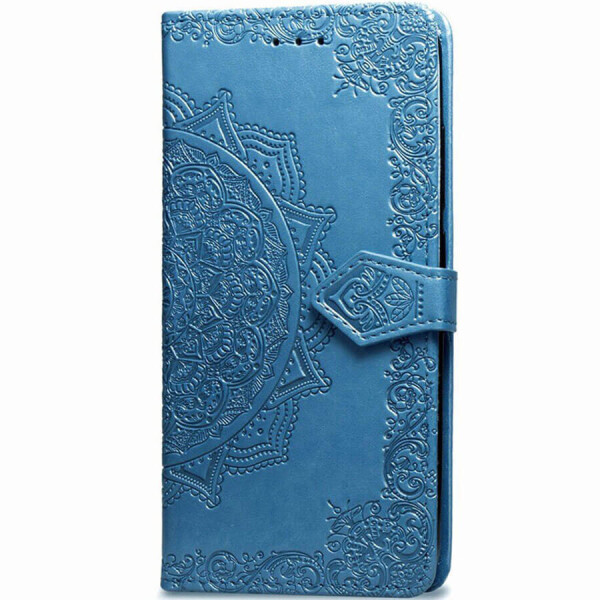 

Кожаный чехол (книжка) Art Case с визитницей для Huawei P Smart Z Синий