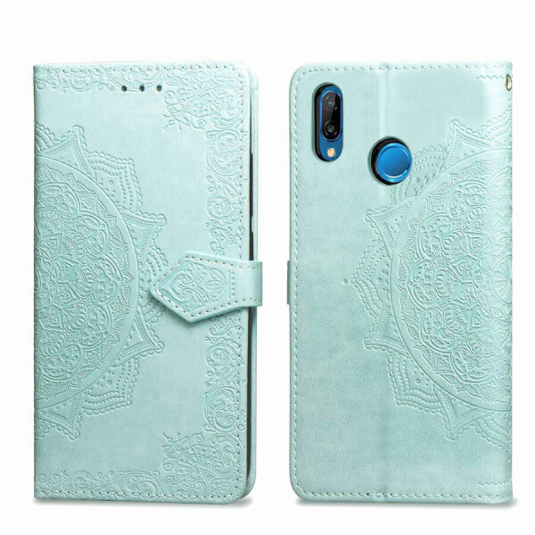 

Кожаный чехол (книжка) Art Case с визитницей для Huawei P Smart+ (nova 3i) Бирюзовый