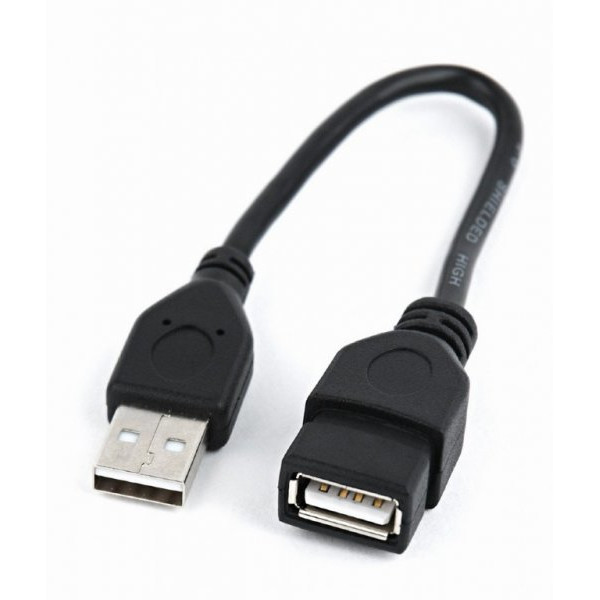 

Удлинитель Cablexpert USB2.0, A-папа/А-мама, 15 cм, премиум (CCP-USB2-AMAF-0.15M)