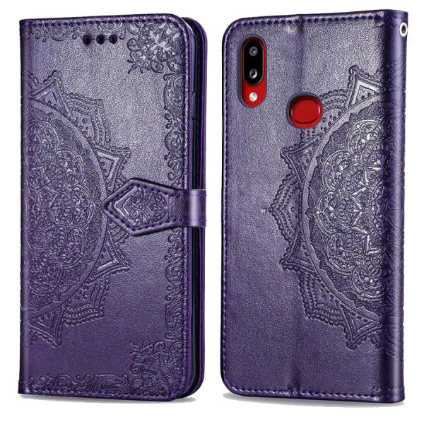 

Кожаный чехол (книжка) Art Case с визитницей для Samsung Galaxy A10s Черный
