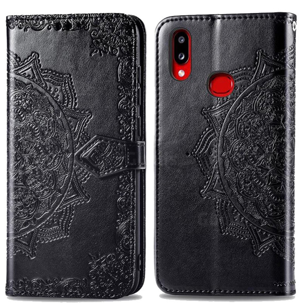 

Кожаный чехол (книжка) Art Case с визитницей для Samsung Galaxy A10s Черный