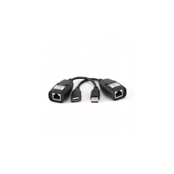 

Удлинитель Cablexpert USB2.0 по витой паре, до 30 м, черный (UAE-30M)