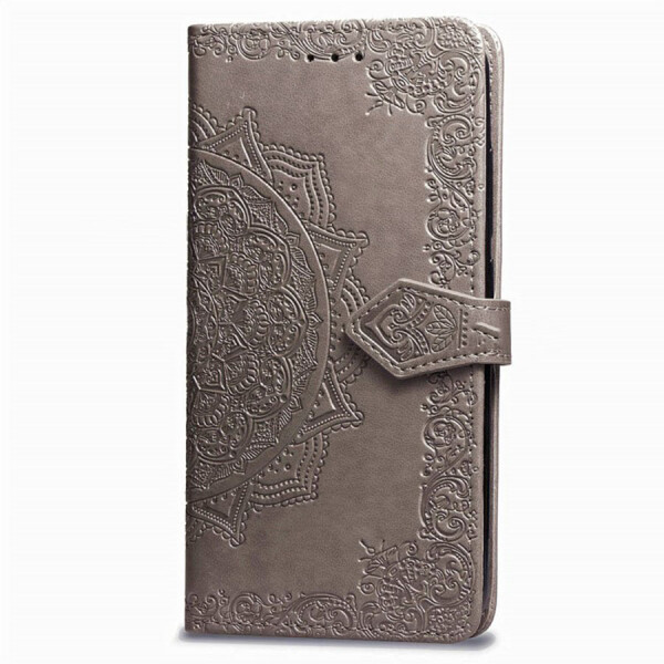 

Кожаный чехол (книжка) Art Case с визитницей для Xiaomi Mi A2 Lite / Xiaomi Redmi 6 Pro Серый