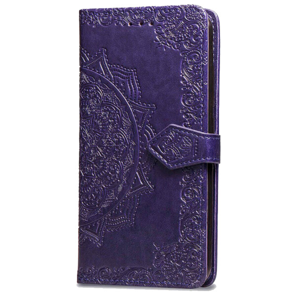 

Кожаный чехол (книжка) Art Case с визитницей для Xiaomi Redmi 7A Фиолетовый