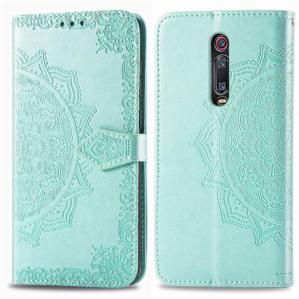 

Кожаный чехол (книжка) Art Case с визитницей для Xiaomi Redmi K20 / K20 Pro / Mi9T / Mi9T Pro Бирюзовый