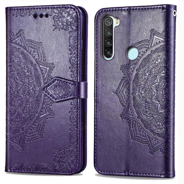 

Кожаный чехол (книжка) Art Case с визитницей для Xiaomi Redmi Note 8T Фиолетовый