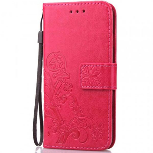 

Кожаный чехол (книжка) Four-leaf Clover с визитницей для Samsung Galaxy A50 (A505F) / A50s / A30s Серый
