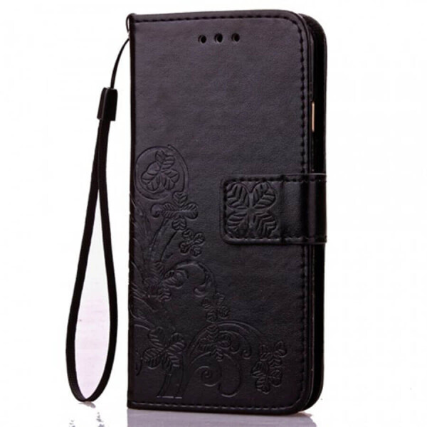 

Кожаный чехол (книжка) Four-leaf Clover с визитницей для Xiaomi Redmi Note 7 / Note 7 Pro / Note 7s Розовый
