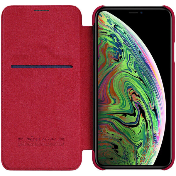 

Кожаный чехол (книжка) Nillkin Qin Series для Apple iPhone 11 (6.1") Черный