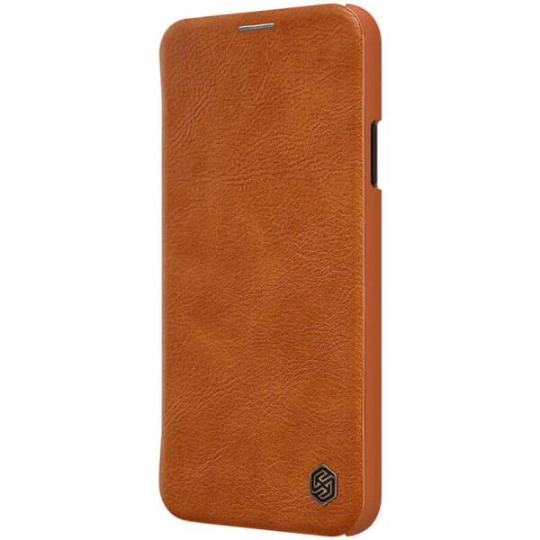 

Кожаный чехол (книжка) Nillkin Qin Series для Apple iPhone 11 Pro Max (6.5") Красный