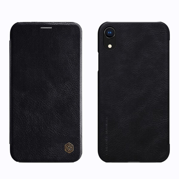 

Кожаный чехол (книжка) Nillkin Qin Series для Apple iPhone XS Max (6.5") Коричневый