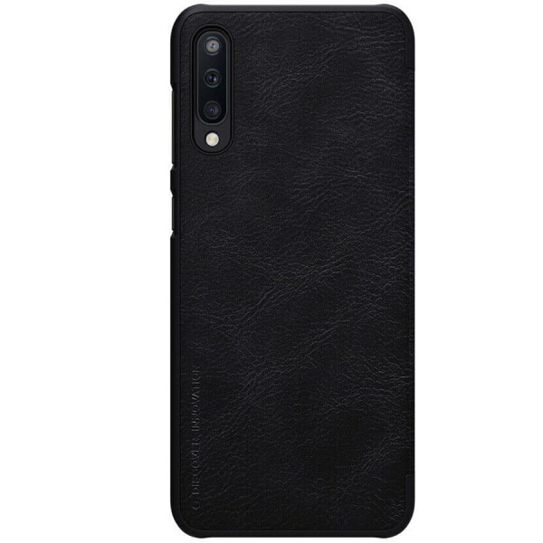 Кожаный чехол (книжка) Nillkin Qin Series для Samsung Galaxy A51 Коричневый