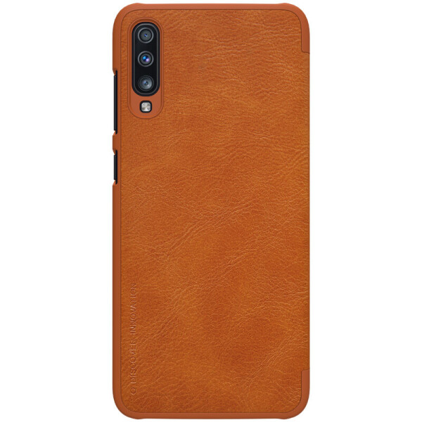 

Кожаный чехол (книжка) Nillkin Qin Series для Samsung Galaxy A70 (A705F) Красный