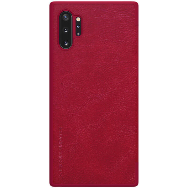 

Кожаный чехол (книжка) Nillkin Qin Series для Samsung Galaxy Note 10 Plus Черный