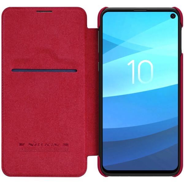 

Кожаный чехол (книжка) Nillkin Qin Series для Samsung Galaxy S20 Ultra Коричневый